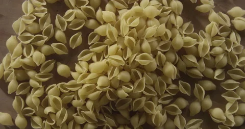 Macaroni Pasta Close-up Stock Footage 146437170