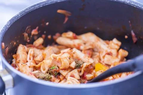 Macaroni pasta Stock Photos