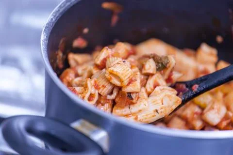 Macaroni pasta Foto stock