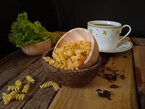 Macaroni Stockfoto's