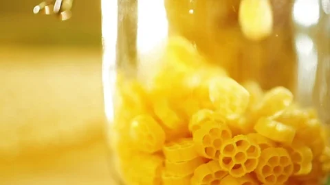 Macaroni in slow motion Stock Footage 72283579