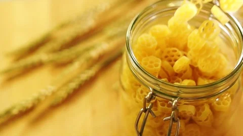 Macaroni in slow motion Stock Footage 72284032