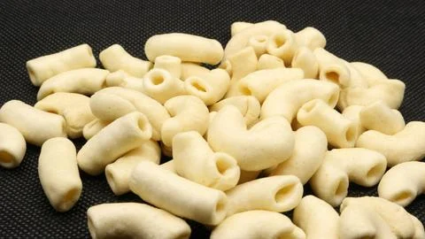 Macaroni snack isolated Stock Photos
