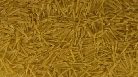Macaroni spaghetti top view background. Stock Footage 139511476