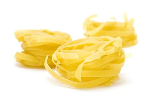 Macaroni on white Stock Photos