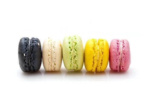 Macarons dessert Foto stock