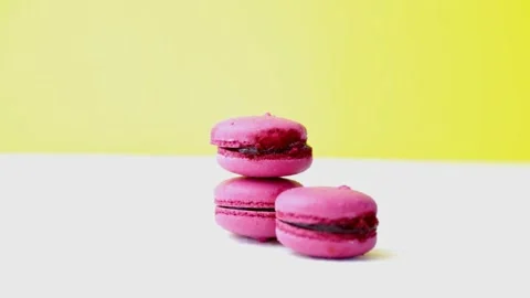 Macarons Stock Footage 143464276