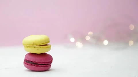 Macarons Stock Footage 143464354