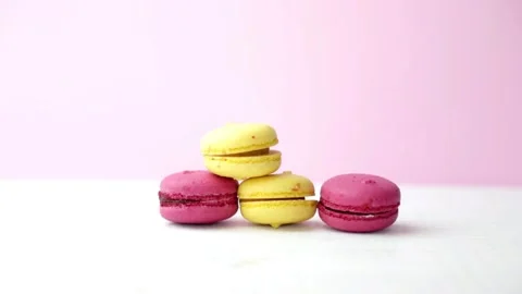 Macarons Stock Footage 143464360