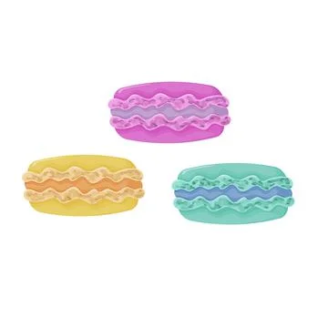 Macarons. Party sweets. Isolated on white background Stock Illustration