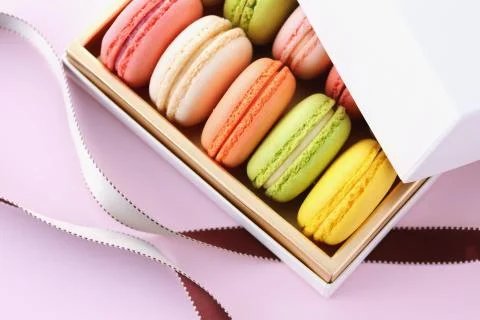 Macarons Fotos Stock
