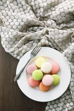 Macarons Fotos Stock