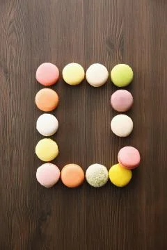 Macarons Fotos Stock
