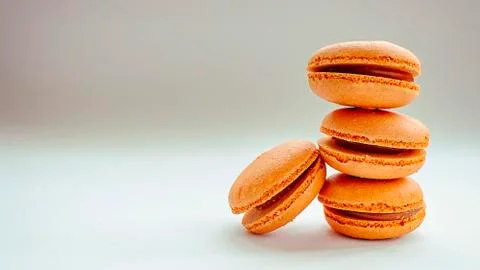 Macarons with vintage style. Foto stock