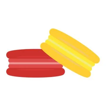 Macaroon cake vector illustration Stockillustratie