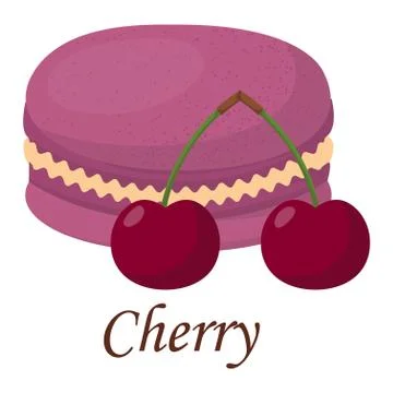 Macaroon cake vector illustration Stock Illustration