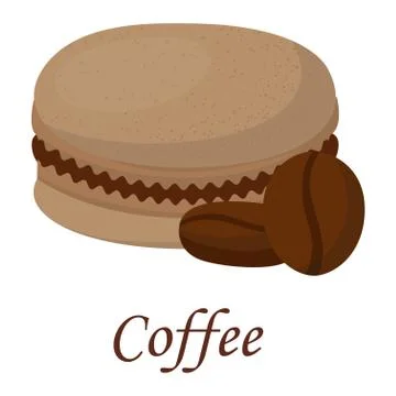 Macaroon cake vector illustration Stockillustratie