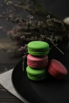 Macaroon cookies  写真素材