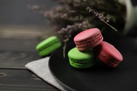 Macaroon cookies  Stock Photos
