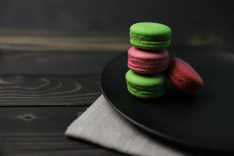 Macaroon cookies  Stock Photos