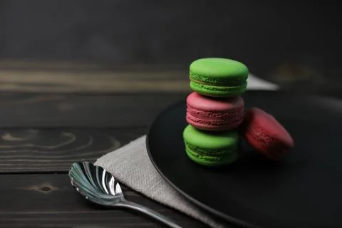Macaroon cookies  Stock Photos