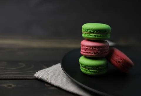 Macaroon cookies  Stockfoto's