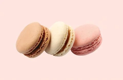 Macaroon cookies Stock Photos