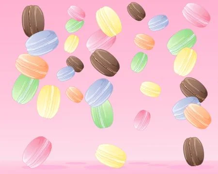 Macaroon design Stock Illustration
