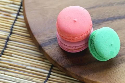 Macaroon of dessert. Stock Photos