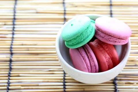 Macaroon of dessert. Stock Photos