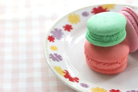 Macaroon of dessert. Foto stock