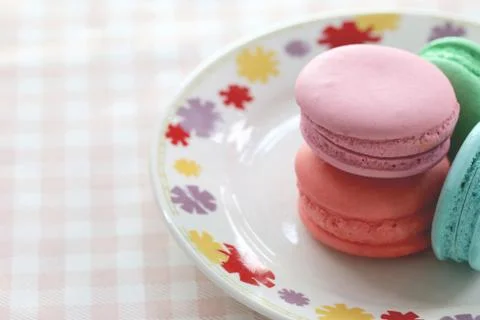 Macaroon of dessert. Foto stock