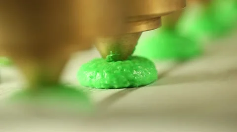 Macaroon dough Video stock 11473444