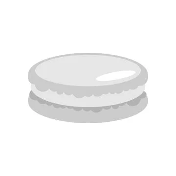 Macaroon isolated. Macaroons icon sign. Macaron symbol Stock Illustration