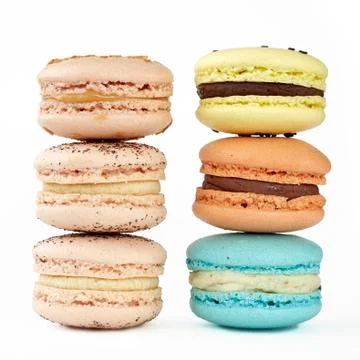 Macaroon isolated Stock Photos