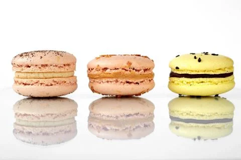 Macaroon isolated Stock Photos