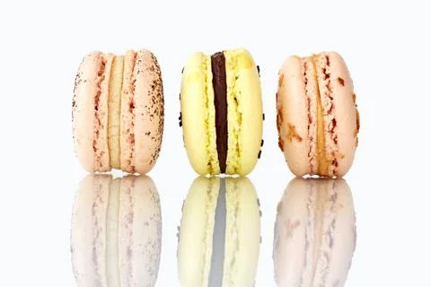 Macaroon isolated Stock Photos