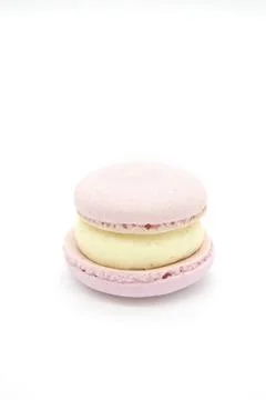 Macaroon on a light background. Foto stock