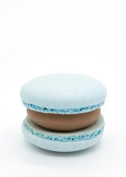 Macaroon on a light background. Stock Photos