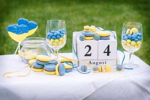 Macaroon summer Stock Photos