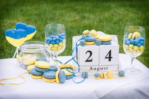 Macaroon summer Stock Photos