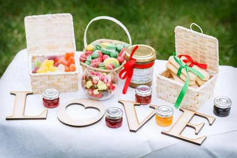 Macaroon summer Stock Photos