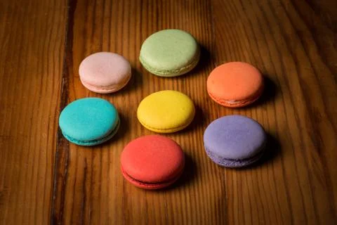 Macaroon variety Stock Photos
