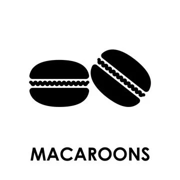Macaroons icon. Premium style design from coffe shop collection. For web desi Stock Illustration