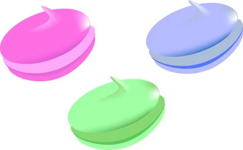 Macaroons Stock Illustration
