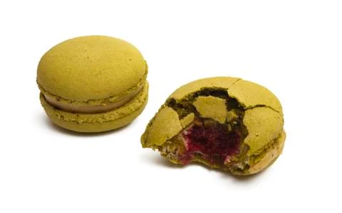 Macaroons isolated Stock Photos