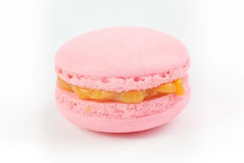 Macaroons one isolated Stock Photos