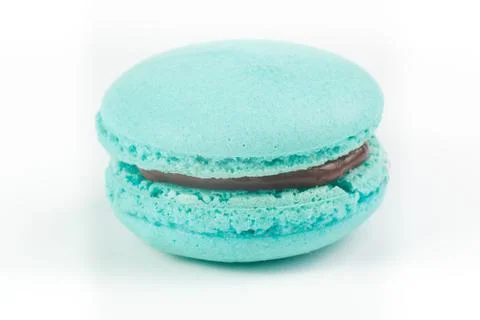 Macaroons one isolated Stock Photos