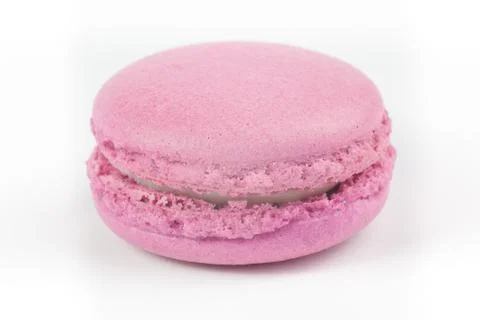 Macaroons one isolated Stock Photos