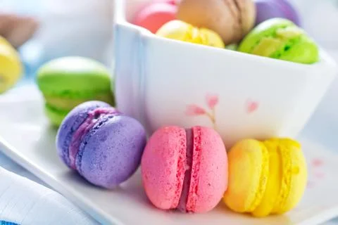 Macaroons Stock Photos